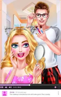 Boyfriend Does My Makeup Salon Screen Shot 3