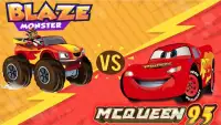 Blaze With Monster Machines VS McQueen Lightning 3 Screen Shot 2