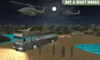 Army Bus Us Soldier Duty : Army Truck Screen Shot 4