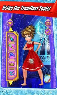 Icy Princess Snow Castle Salon–Magic Dress up Game Screen Shot 17