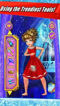 Icy Princess Snow Castle Salon–Magic Dress up Game Screen Shot 2