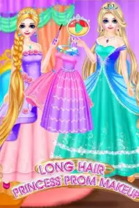 Long Hair Princess Prom Make up Screen Shot 4