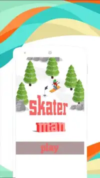 Skater Man: Yeti Mountain Skiing Season 2 Screen Shot 5