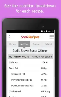Healthy Recipes & Calculator Screen Shot 0
