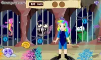 Underwater Escape - Girl Game Screen Shot 2
