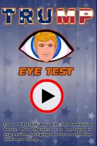 Trump Eye Test Screen Shot 4