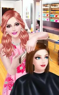 Hair Styles Fashion Girl Salon Screen Shot 8