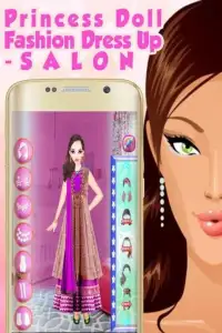 Princess Doll Fashion Dress Up Salon Screen Shot 0