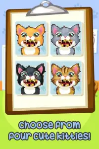 Kitty at the Dentist Girl Game Screen Shot 3