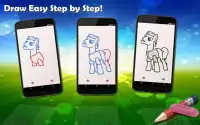 Drawing Lessons Fairy Little Pony Dolls Screen Shot 0