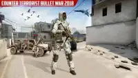 Counter Terrorist Hitman Bullet War Sniper 2018 Screen Shot 0