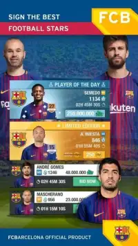 FC Barcelona Fantasy Manager: Real football mobile Screen Shot 7