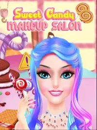 Candy Makeup Artist - Sweet Salon Games For Girls Screen Shot 4