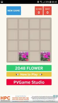 2048 DaLat Flower Screen Shot 2