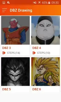 How to draw Dragon Ball Z Characters (DBZ Games) Screen Shot 2