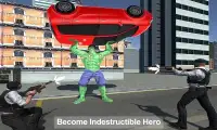 Green Monster Hero City Battle: Strange Future War Screen Shot 10