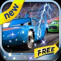 Lightning McQueen Dinoco Racing Screen Shot 0