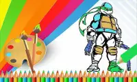 * Coloring book for Turtles Ninja Legends Screen Shot 4