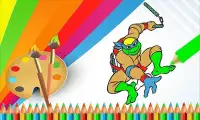 * Coloring book for Turtles Ninja Legends Screen Shot 5