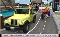 Superhero crime chase: Traffic Racer Screen Shot 6
