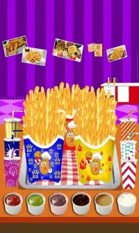 French Fries Maker-A Fast Food Cooking Game Screen Shot 7