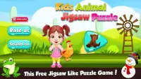 Kids Animal Jigsaw Free Puzzle Screen Shot 4