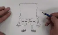 How To Draw Spongebob Cartoon Screen Shot 0