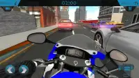 Мотоциклист: дорожные игры Screen Shot 1