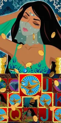 Slots Treasure of Persia - Arabian Beauty Jackpot Screen Shot 9