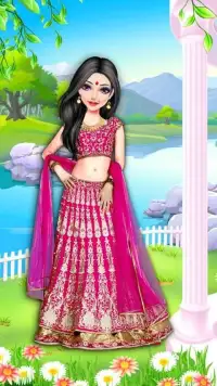 Indian dress up Sap salon Screen Shot 4
