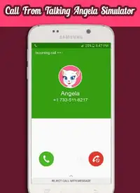 Call From Talking Angela Screen Shot 5