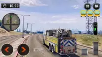 Fire Truck Simulator 2018 Screen Shot 2