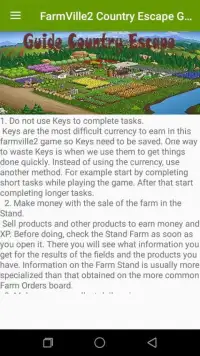 Guide For farmville 2 Screen Shot 1