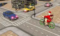 Bicycle Santa Christmas Pizza Delivery Screen Shot 12