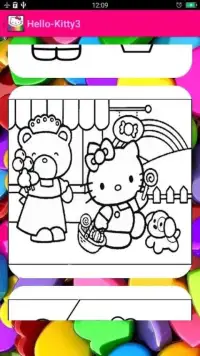 Coloring Book For Kitty Screen Shot 1