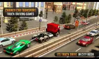 Chained Car Transport Truck Driving Games Screen Shot 17