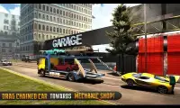 Chained Car Transport Truck Driving Games Screen Shot 13