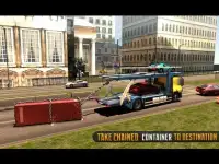 Chained Car Transport Truck Driving Games Screen Shot 0