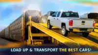 Car Transporter Train Driver: Car Delivery Game Screen Shot 2