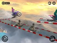 Kids Impossible Water Slide Motorbike Racing Screen Shot 0
