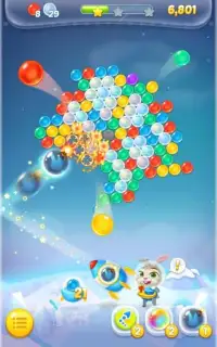 Bubble spinner : space bunny Screen Shot 3