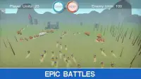 Epic battle simulator：Game of medieval war Screen Shot 1