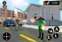 Flying Torch Hero City Crime Battle Screen Shot 10