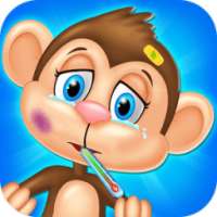 Pet Monkey Care - Baby Animal Doctor Games