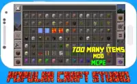 Too Many Items Mod for MCPE Screen Shot 1