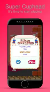Adventure Game - Angry Cup on Head Super"Eat&Jump" Screen Shot 0