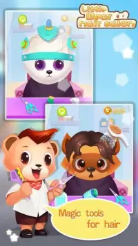 Little Bear Hair Salon - Kids Games Screen Shot 3