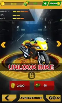 Extreme 3D Moto Racing Screen Shot 2