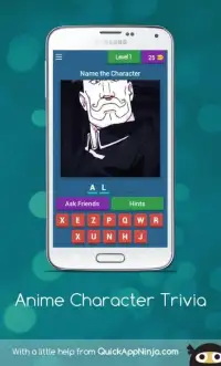 Anime Character Trivia Screen Shot 3