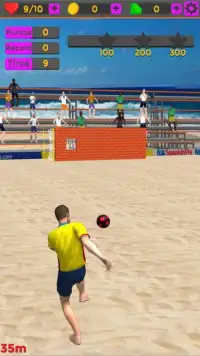 Shoot Goal - Beach League Soccer Screen Shot 2